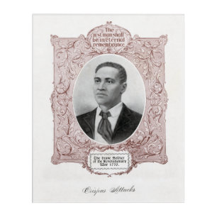 Crispus Attucks: Martyr of American Revolution Acrylic Print