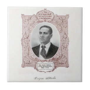Crispus Attucks: Martyr of American Revolution Ceramic Tile