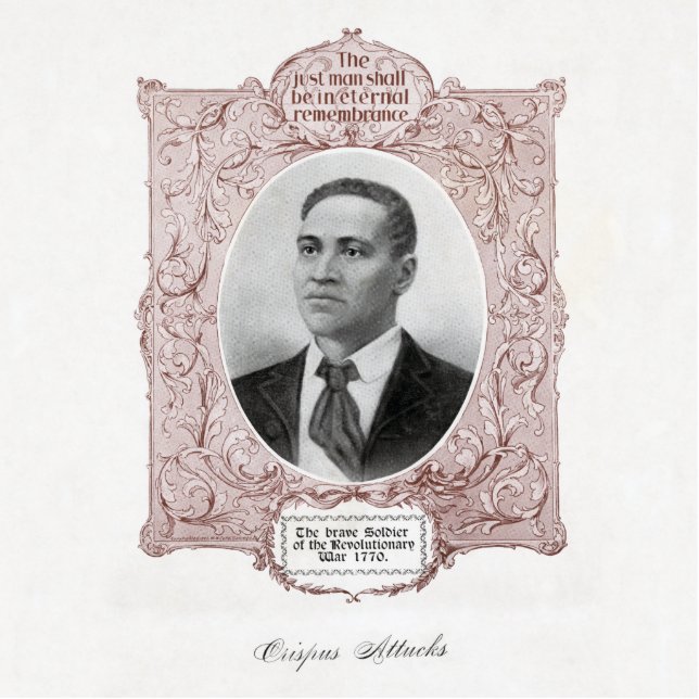 Crispus Attucks: Martyr of American Revolution Cutout (Front)