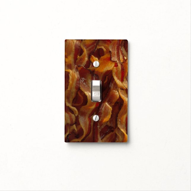 Crispy Bacon Light Switch Cover (In Situ)