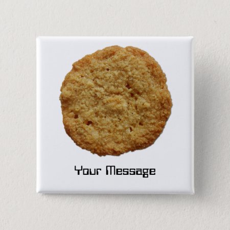 Crispy Baked Cookie Badge Name Tag Button