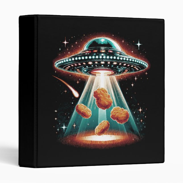 Crispy Chicken Nugget  3 Ring Binder (Front/Spine)