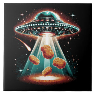 Crispy Chicken Nugget Ceramic Tile