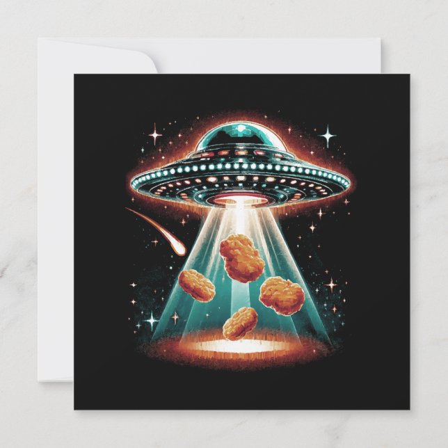 Crispy Chicken Nugget  Invitation (Back)