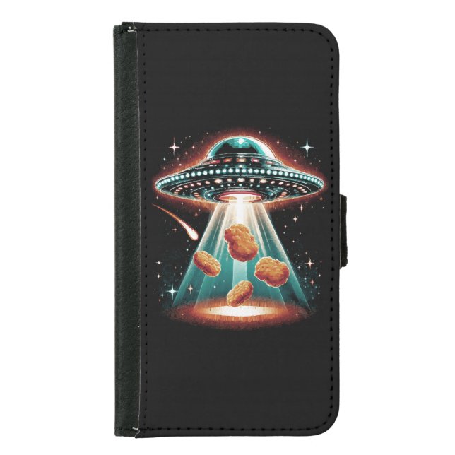 Crispy Chicken Nugget  Samsung Galaxy Wallet Case (Front)