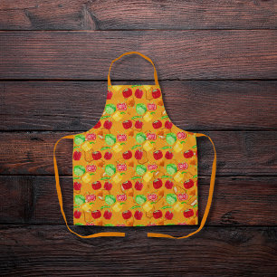 Crispy, crunchy salad orange apron