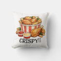 Crispy Fried Chicken Bucket Watercolor Art