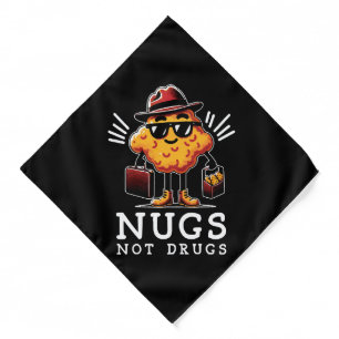 Crispy Nugs Not Drugs Bandana