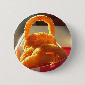 Crispy Onion Rings Pinback Button