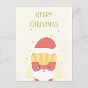 Crispy Patties Merry Chrispmas Postcard