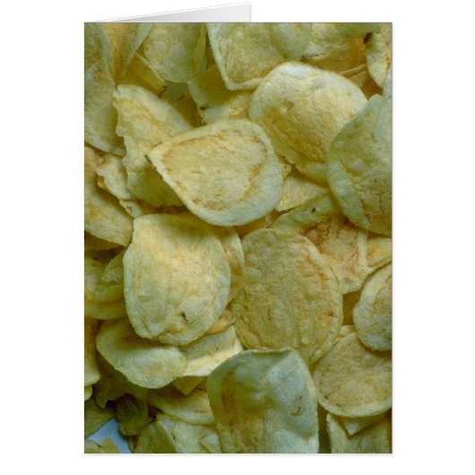 Crispy potato chips cards (Front)