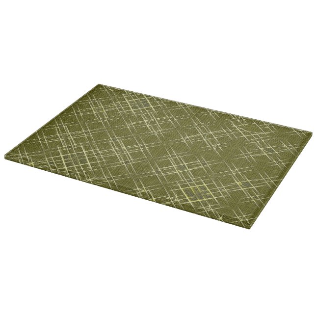 Crisscross Elegance Cutting Board (Corner)