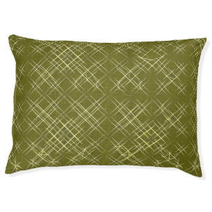 Crisscross Elegance Pet Bed