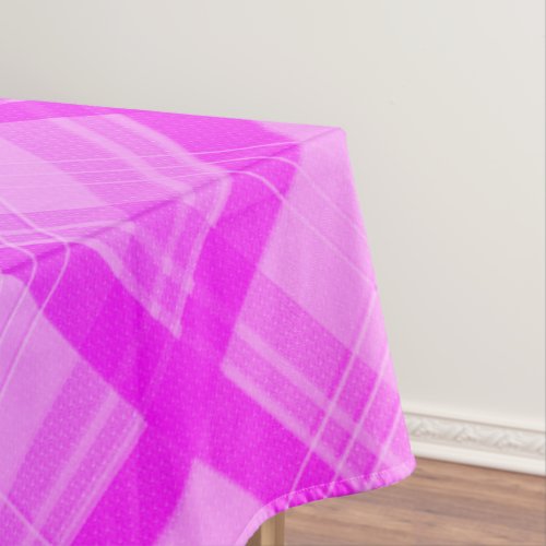 Crisscrossed Happy mix purple Checks  Tablecloth