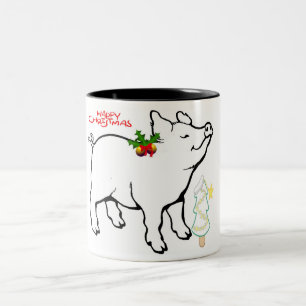 *CRISTMAS PIGGY** HOLIDAY MUG