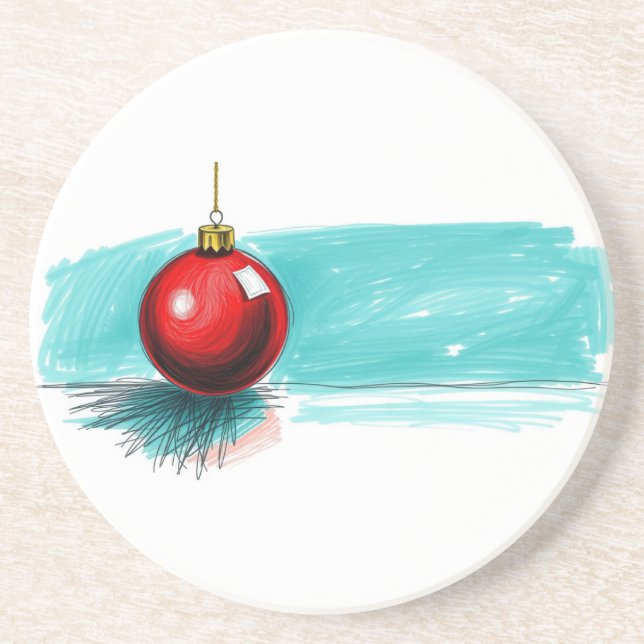 Cristmass ball coaster (Front)