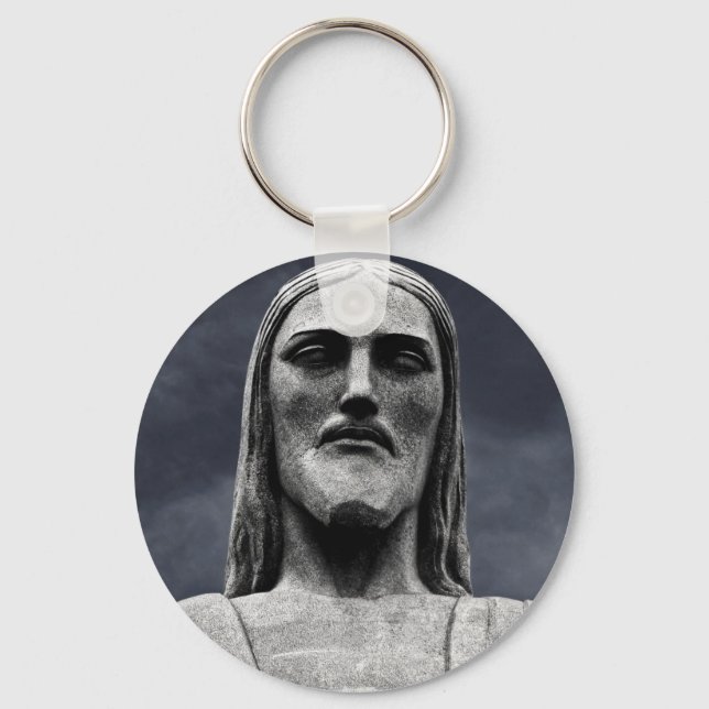 Cristo Redentor Statue Keychain (Front)