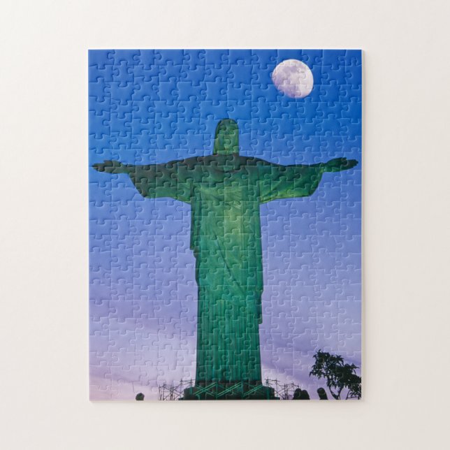 Cristo Redentor Statue| Rio de Janeiro Brazil Jigsaw Puzzle (Vertical)