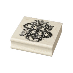 Cristogram Vintage Rubber Art Stamp