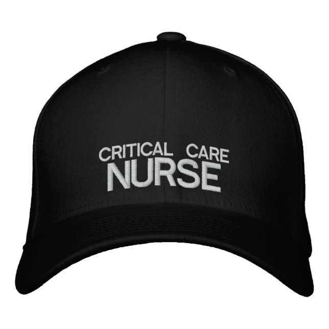 Critical Care Nurse Flexfit Cap (Front)