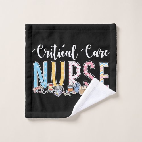 Critical Care Nurse Gift Idea Wash Cloth