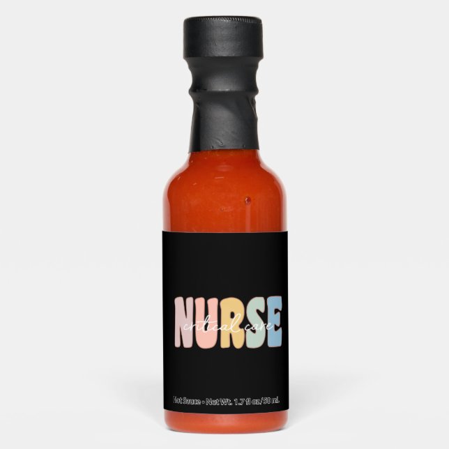Critical Care Nurse    Hot Sauces (Front)