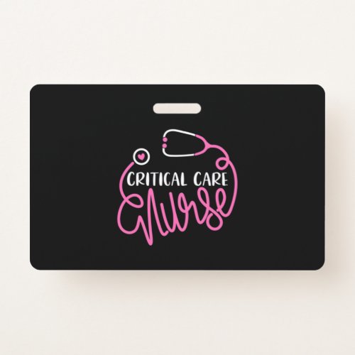 Critical Care Nurse Logo RN Critical Care Nursing Badge