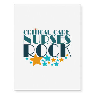 Critical Care Nurses Rock Temporary Tattoos