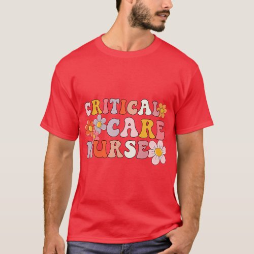 Critical Care Nursing Department ICU RN Critical C T_Shirt