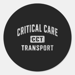 Critical Care Transport Nurse Cct Squad Team  Classic Round Sticker