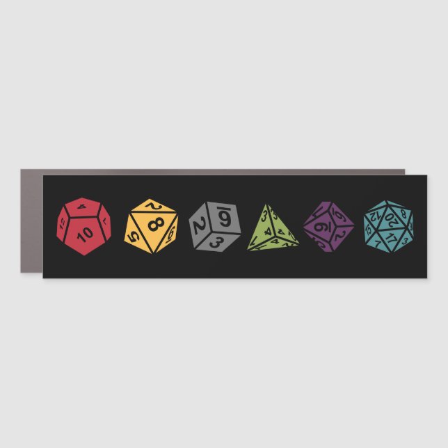 Critical Hit! Car Magnet (Front)