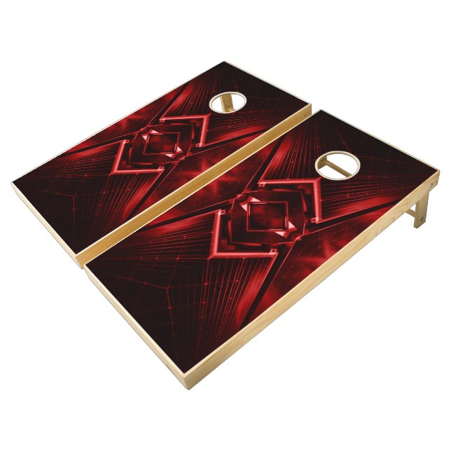 Critical Hit Cornhole Set (Angled)