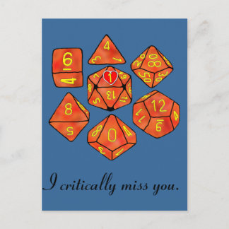 Critical Miss Postcard