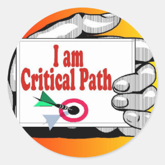 Critical Path Classic Round Sticker