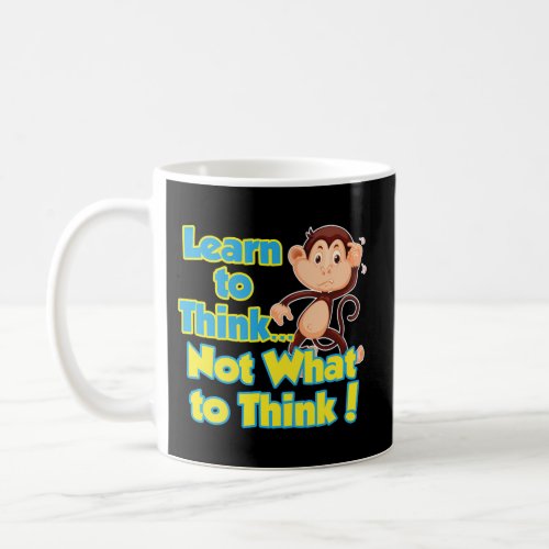 Critical Thinker Monkey Coffee Mug