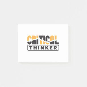 Critical Thinker Think For Yourself Post-it Notes