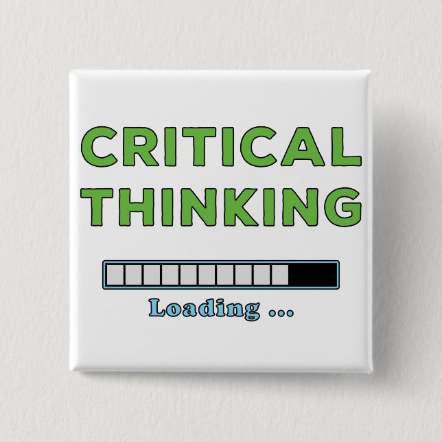 Critical Thinking    Button (Front)