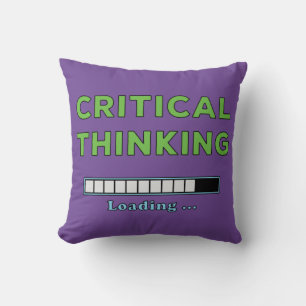 Critical Thinking Throw Pillow