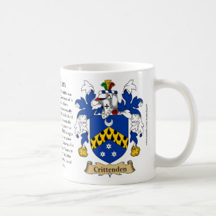 Crittenden, the Origin, the Meaning and the Crest Coffee Mug