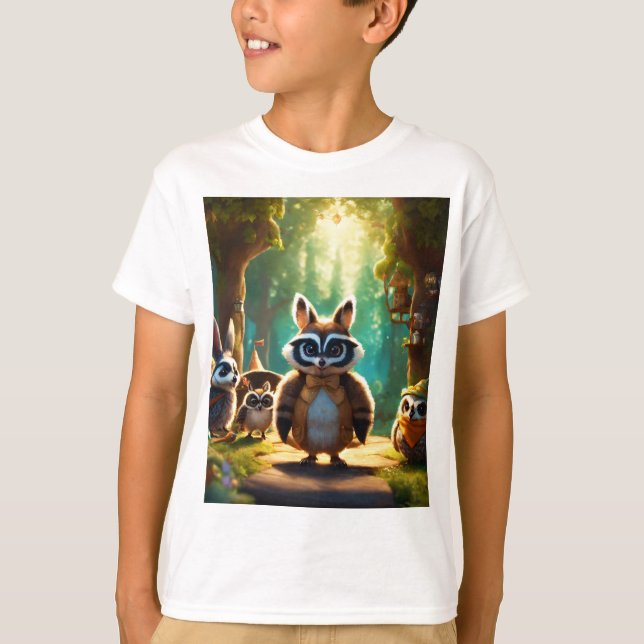  "Critter Academy Hide-and-Seek Tee" T-Shirt (Front)