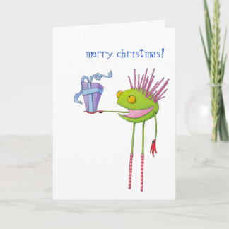 Critter Cedric Christmas Card