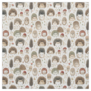 Critter Chronicles: Whimsy Hedgehog Fabric