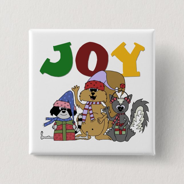 Critter Joy Tshirts and Gifts Pinback Button (Front)