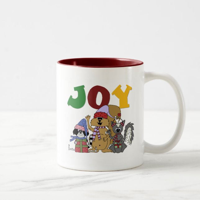 Critter Joy Tshirts and Gifts Two-Tone Coffee Mug (Right)