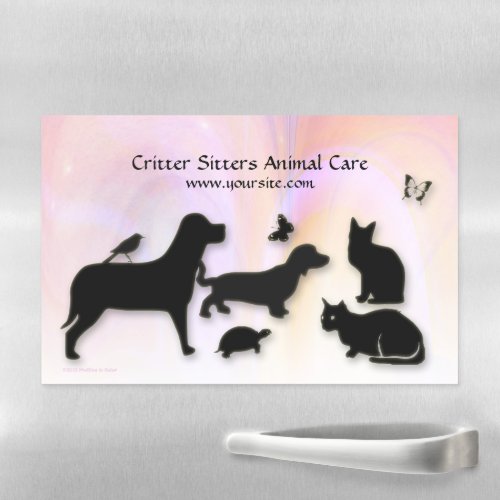 Critter Sitter Animal Care Magnetic Sheet