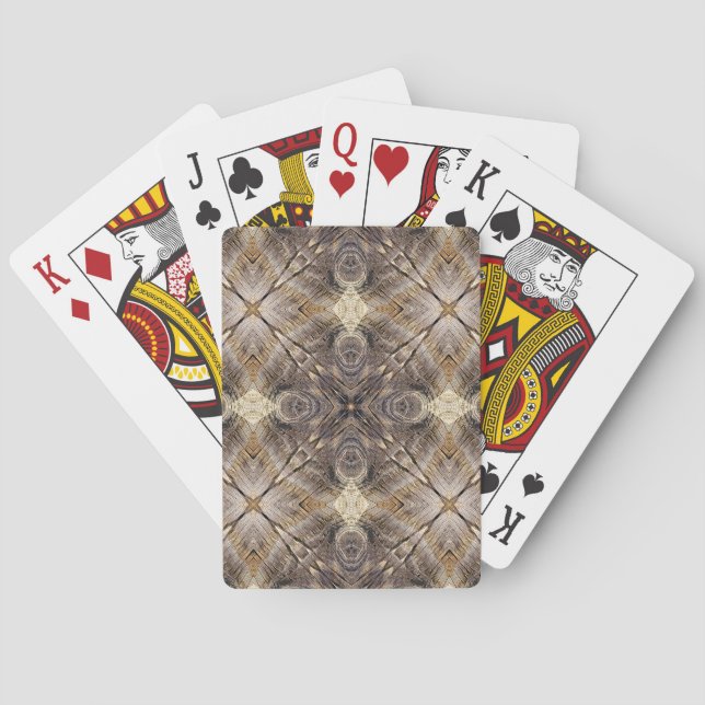 Critter Wood Poker Cards (Back)