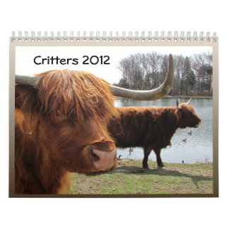 Critters 2012 ~ calendar