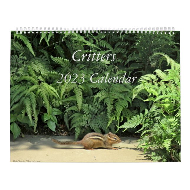 Critters 2023 Calendar (Cover)