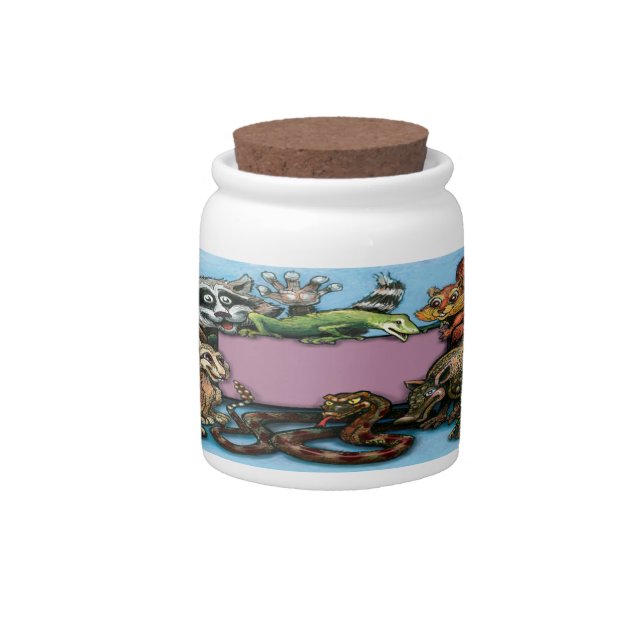 Critters Candy Jar (Front)