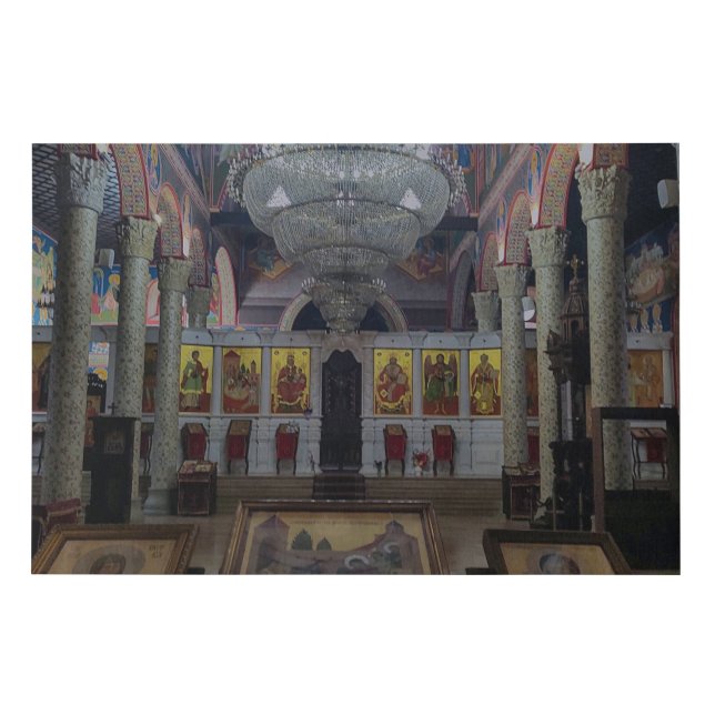 Crkva Presveta Bogorodica Skopje Faux Canvas Print (Front)